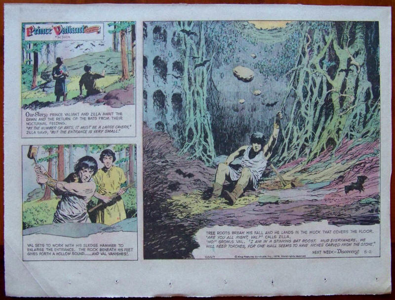 Prince Valiant Sunday Newspaper Strip May 2 1976