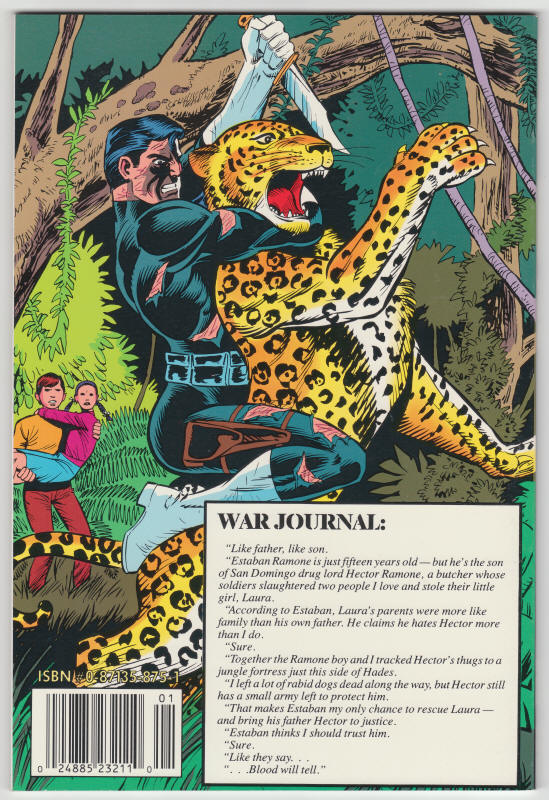 Punisher Bloodlines back cover