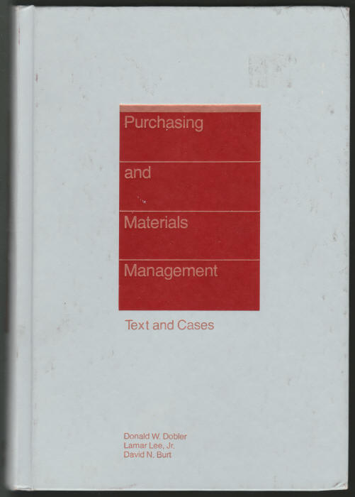 Purchasing And Materials Management front cover