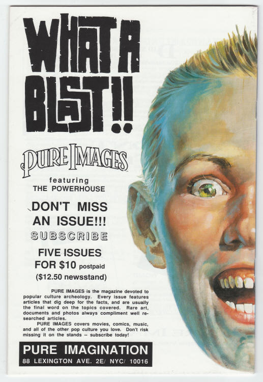 Pure Images #5 back cover