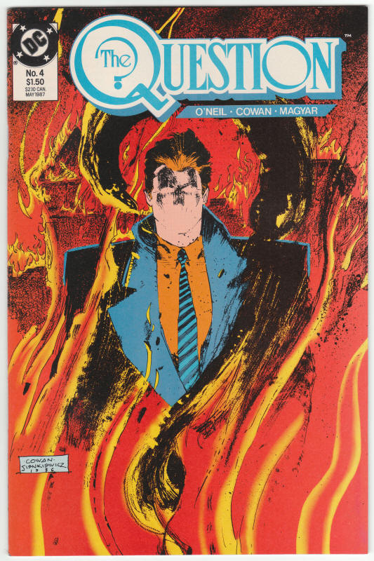 The Question #4 front cover