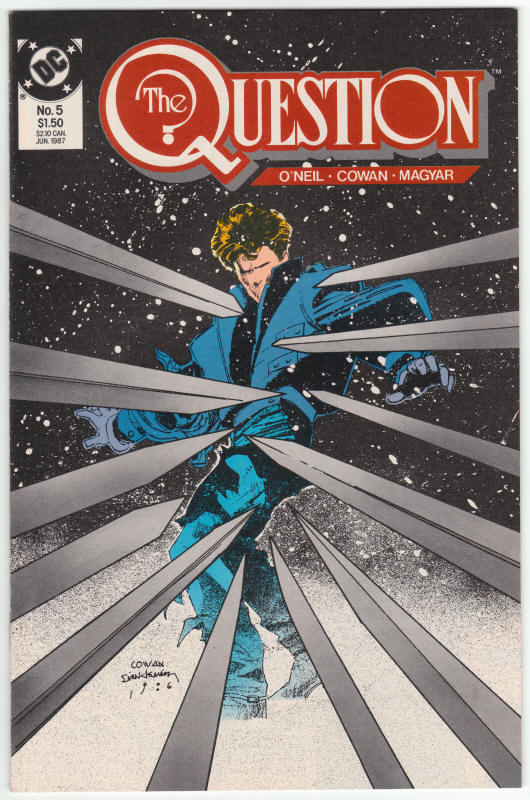 The Question #5 front cover