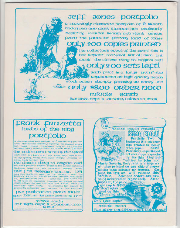 Rockets Blast Comicollector #105 back cover