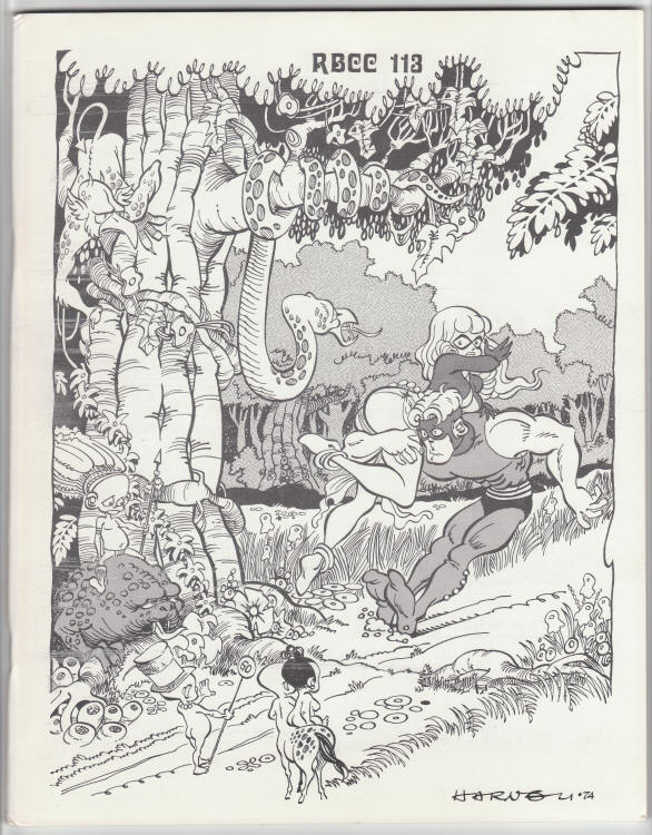 Rockets Blast Comicollector #113 front cover