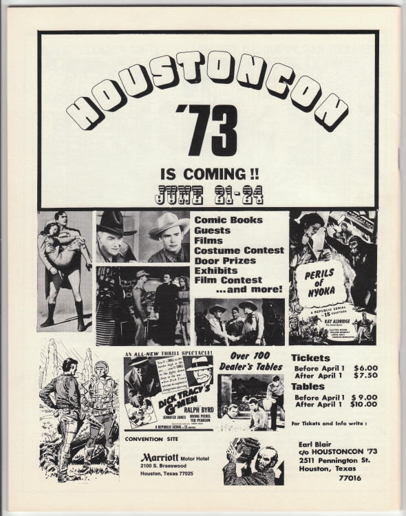 Rockets Blast Comicollector #94 back cover