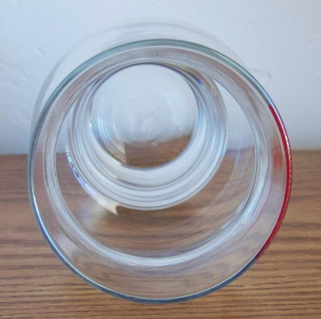 Red Lobster Hurricane Glass top