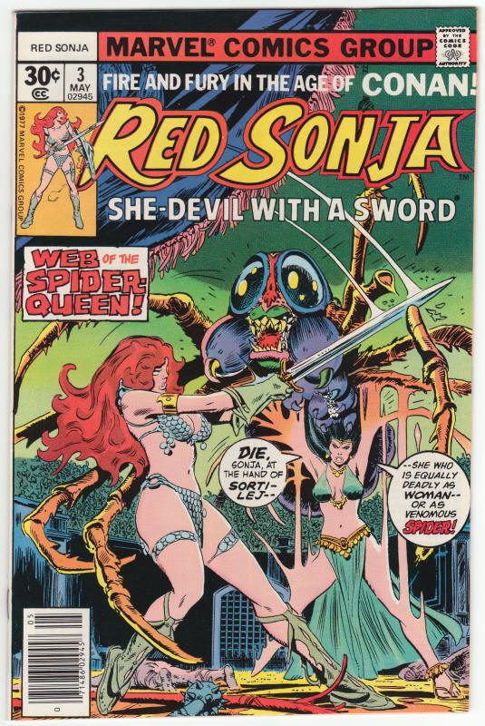 Red Sonja #3 front cover