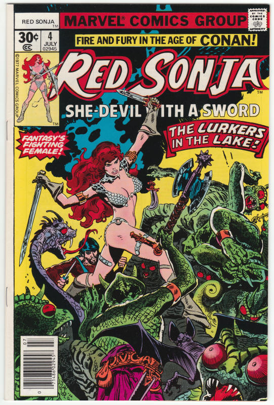 Red Sonja #4 front cover