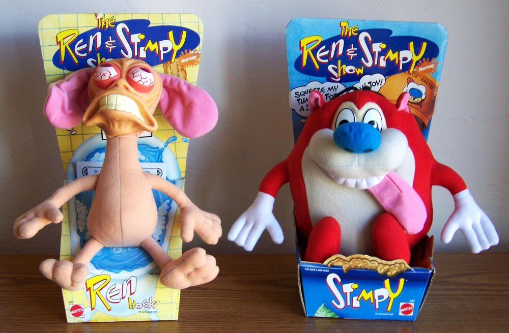 Ren Stimpy Show Rude Noise Mattel Dolls