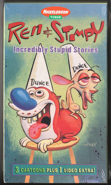 Ren and Stimpy VHS Incredibly Stupid Stories