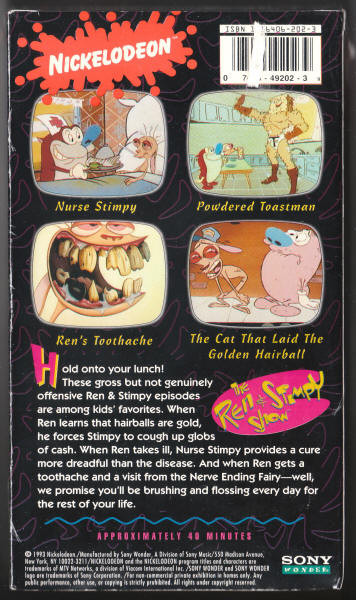 Ren and Stimpy Show VHS Volume 3
