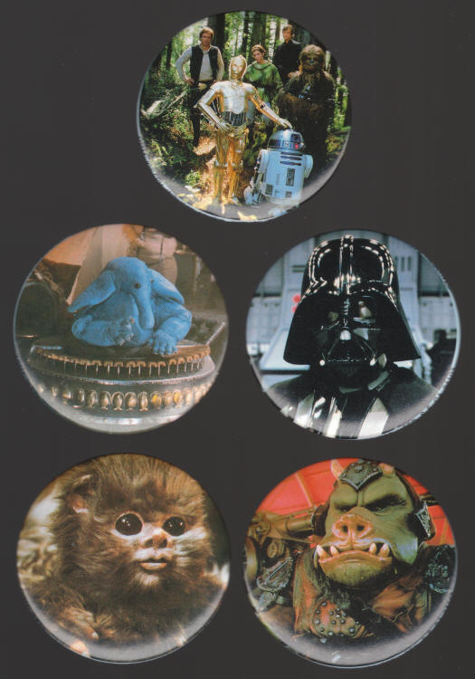 Star Wars Return Of The Jedi Button Lot