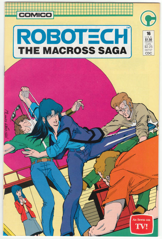 Robotech The Macross Saga #16 front cover