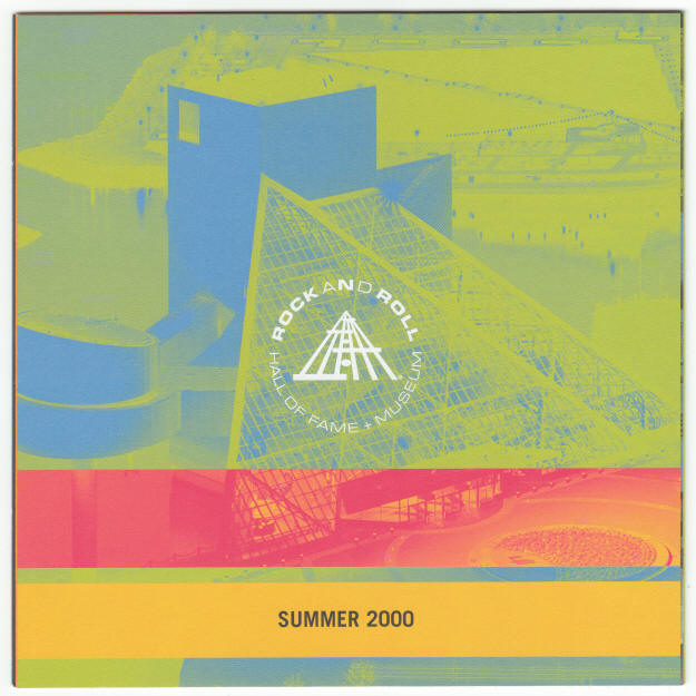 Rock and Roll Hall of Fame Exhibit Guide back