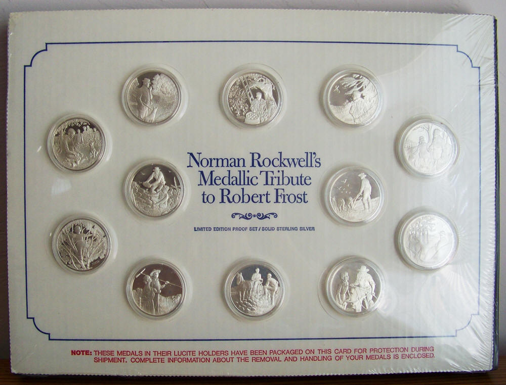 Norman Rockwells Medallic Tribute To Robert Frost