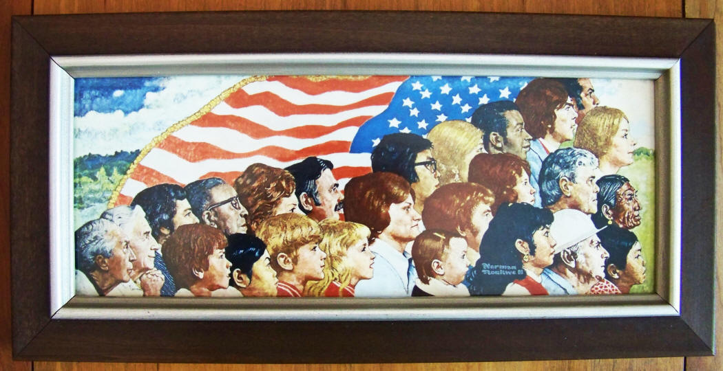 Norman Rockwells America Porcelain Tile front