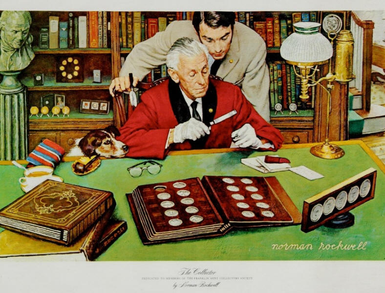 Norman Rockwell The Collector Print
