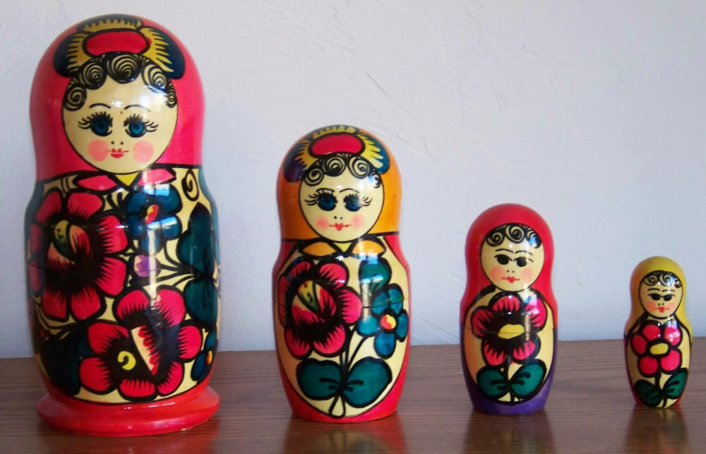 Russian Nesting Dolls front