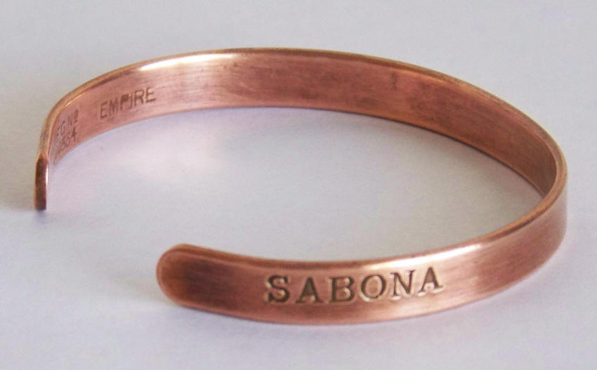 Sabona of London Copper Cuff Bracelet
