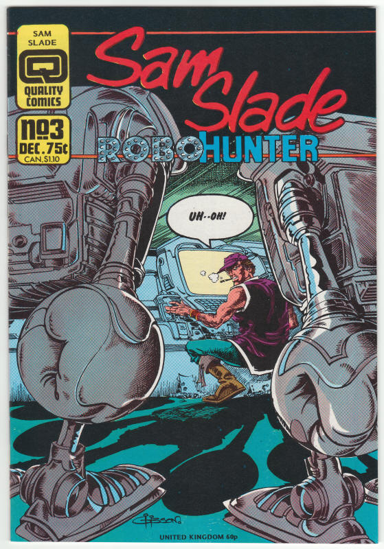 Sam Slade Robohunter Volume 2 #3 front cover