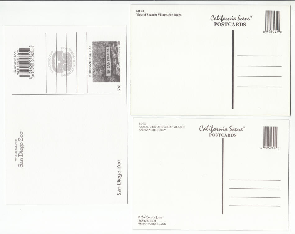 San Diego Post Cards