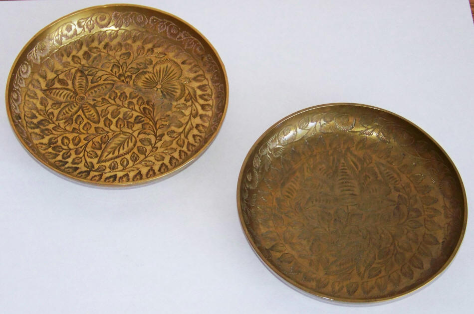 Sarna Brass Candy Dish Set