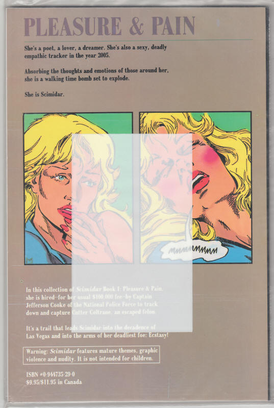 Scimidar Book 1 Pleasure and Pain Hot back cover