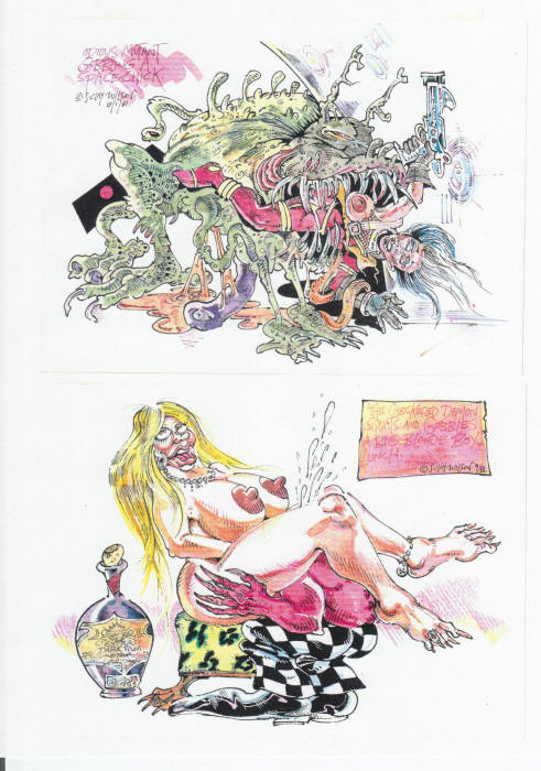 S Clay Wilson Original Artwork