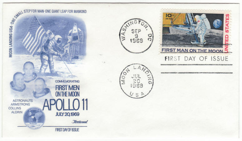 Scott #C76 First Men On the Moon First Day Cover