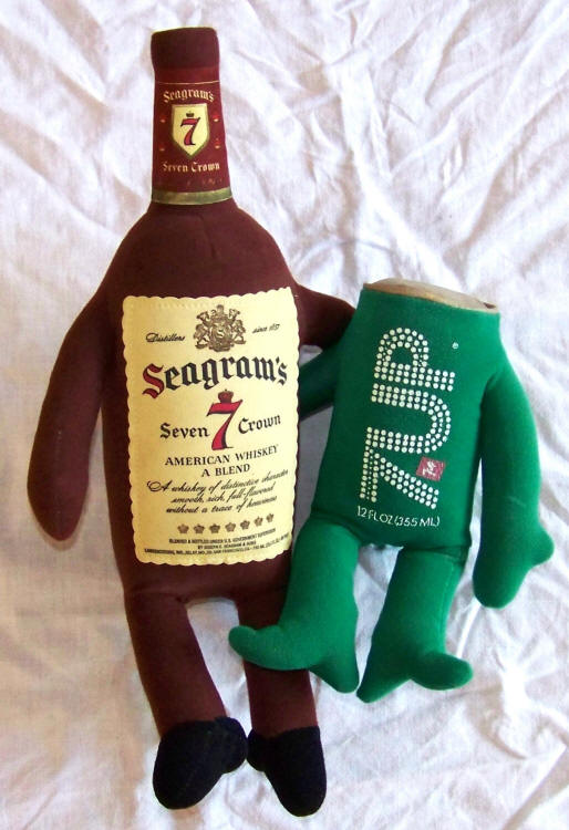 Seagrams 7 and 7UP Store Display Promos