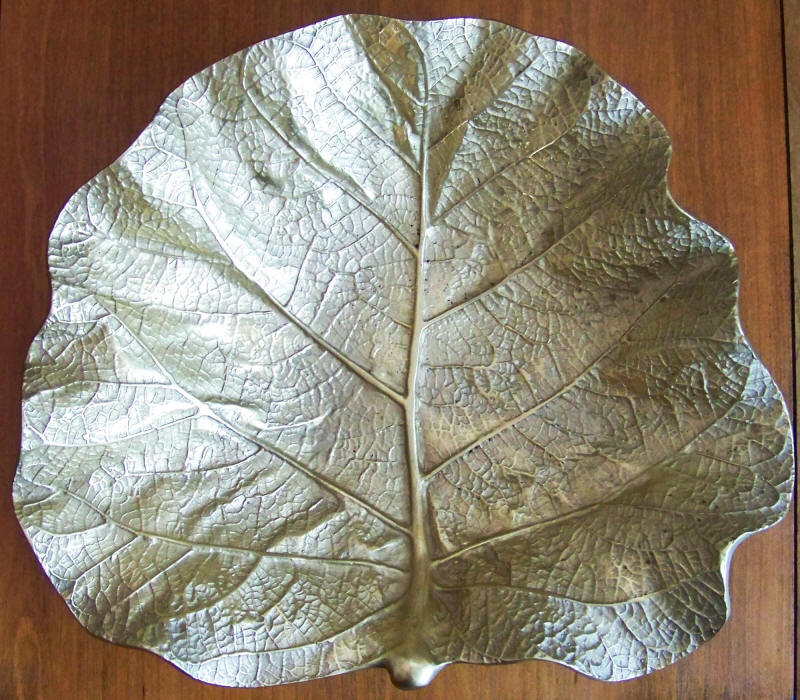 Sea Grape Leaf Bowl top
