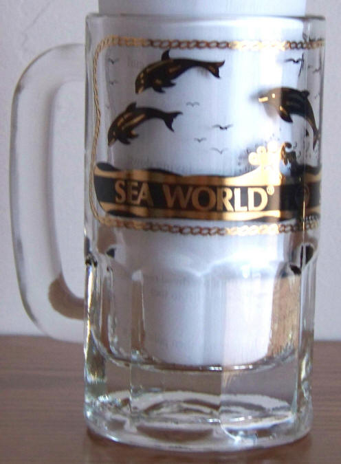 Sea World Glass Beer Mug