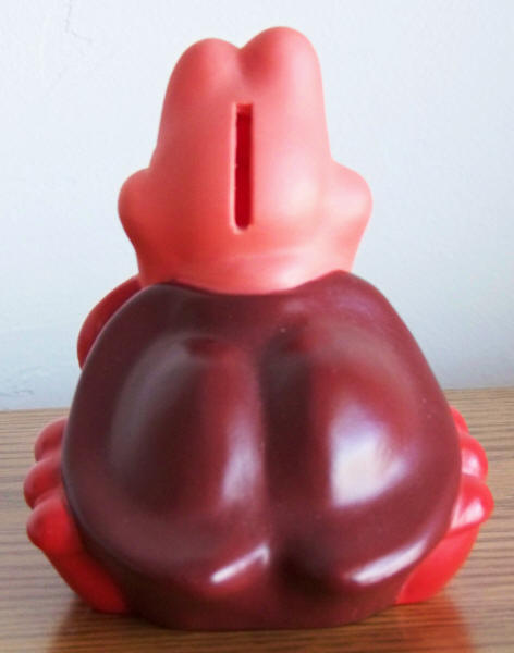 Disney Little Mermaid Sebastian Crab Bank back