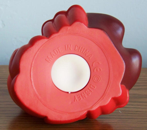 Disney Little Mermaid Sebastian Crab Bank bottom