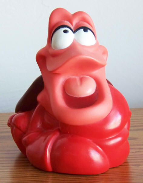 Disney Little Mermaid Sebastian Crab Bank front