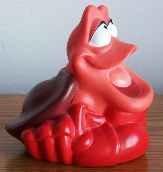 Disney Little Mermaid Sebastian Crab Bank side
