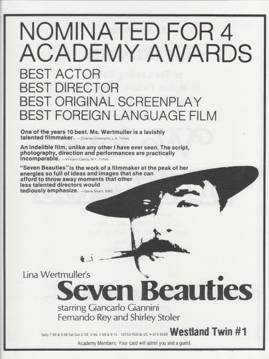 Seven Beauties Ad