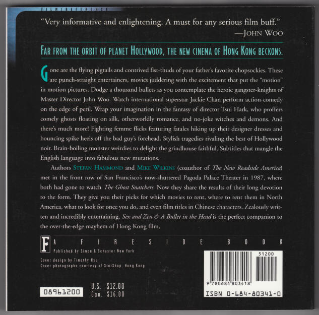 Sex And Zen And A Bullet In The Head back cover