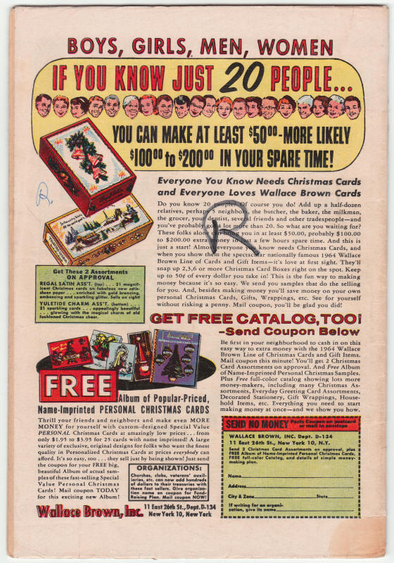 Sgt Fury and His Howling Commandos #10 back cover