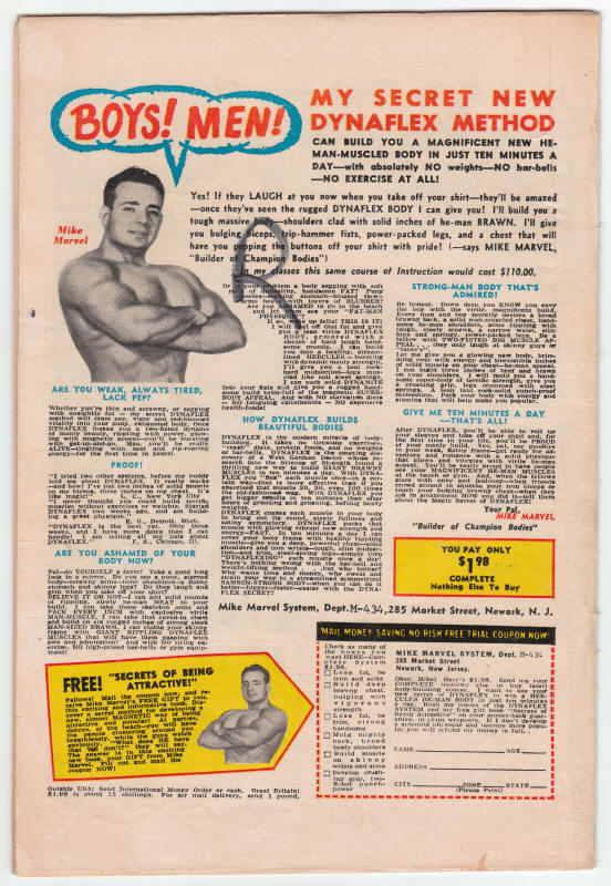 Sgt Fury and His Howling Commandos #15 back cover