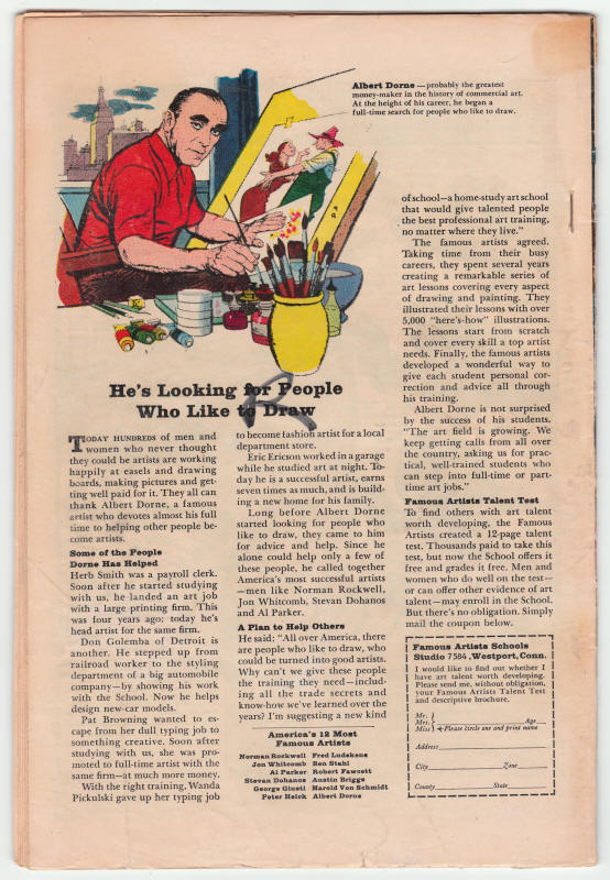 Sgt Fury and His Howling Commandos #19 back cover