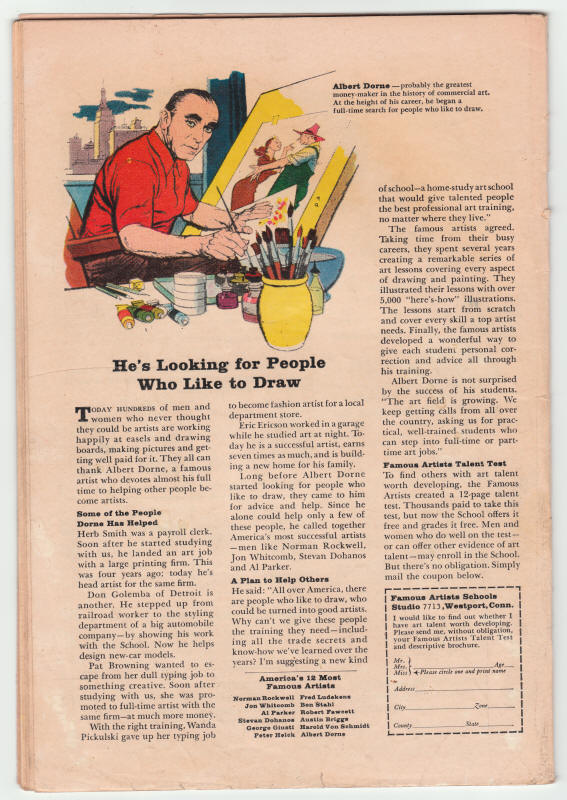 Sgt Fury and His Howling Commandos #24 back cover