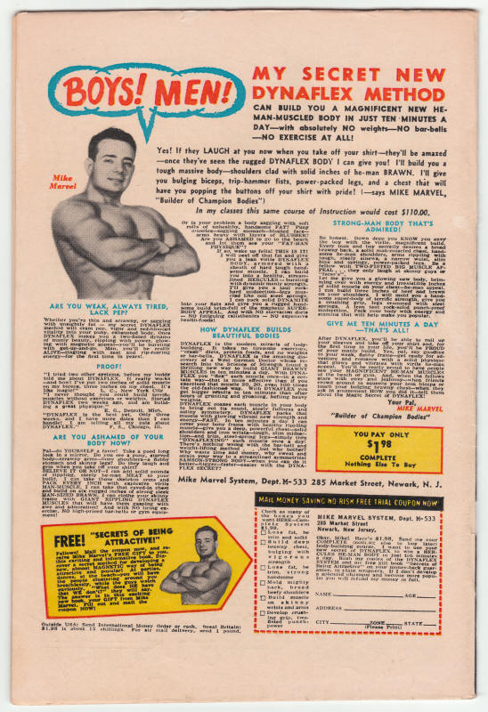 Sgt Fury and His Howling Commandos #25 back cover