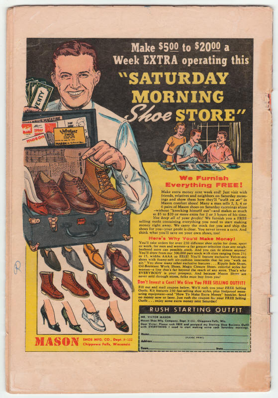 Sgt Fury and His Howling Commandos #6 back cover