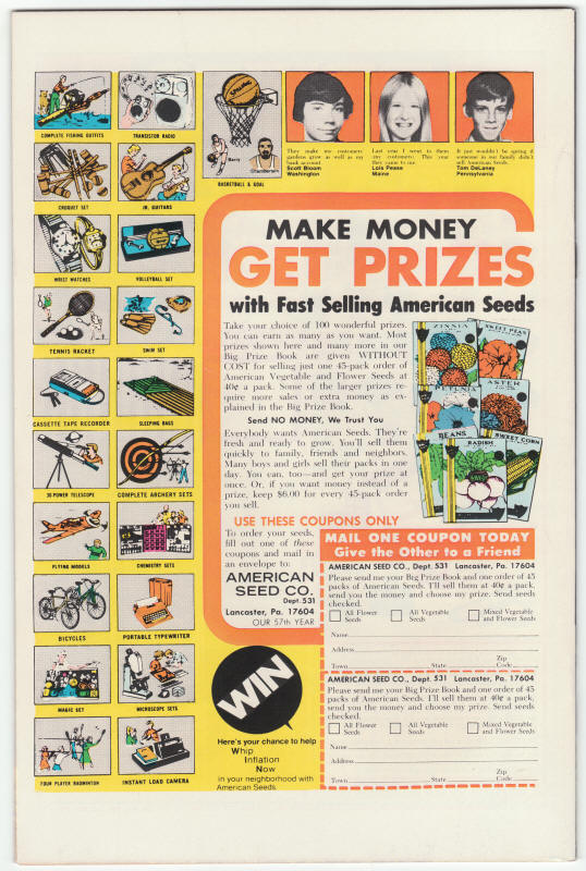 The Shadow #10 back cover