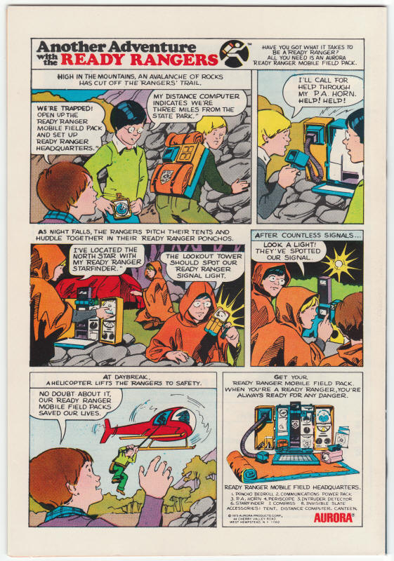 Shazam #11 NM- back cover