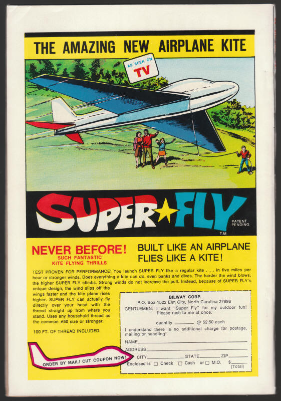 Shazam #13 back cover