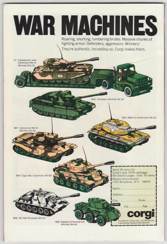 Shazam #17 back cover