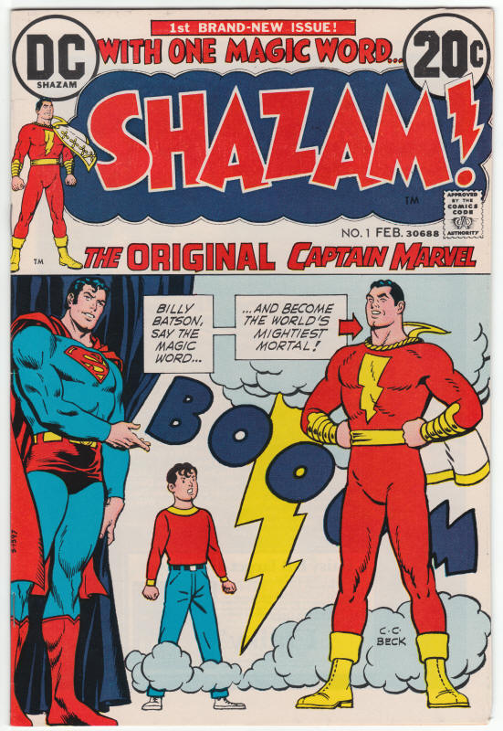 Shazam #1 front cover