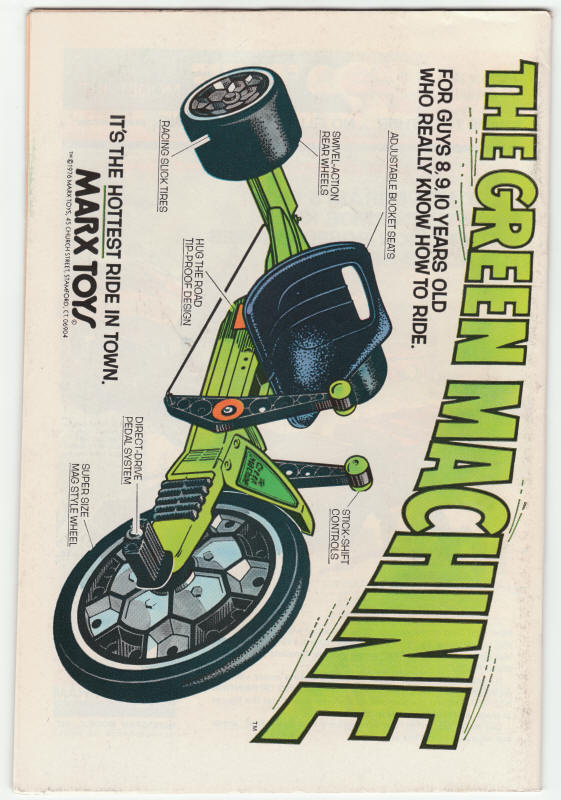 Shazam #25 back cover